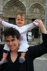 Mommy Showing Me Chartres Cathedral (48,558 bytes)