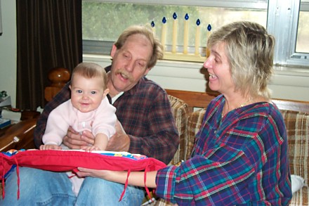 With Gramps and Becky