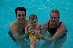 Swim with Dad and Annie